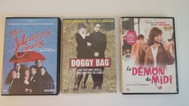 Lot 3DVD ciné FR Doggy Bag, Démon de Midi, Meilleurs Copains
