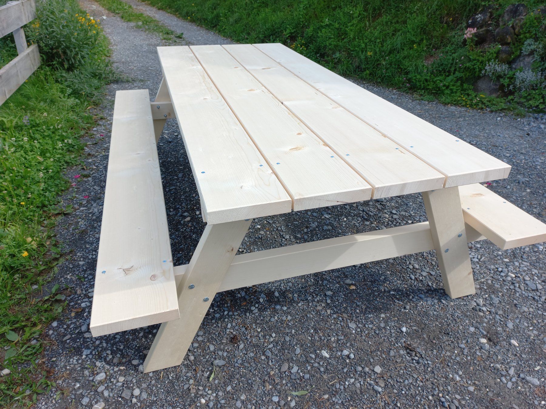 Tavoli: Gartentisch Picknicktisch – Nuovo e nell'imballaggio originale da Heiligenschwendi venduto da kiplimo