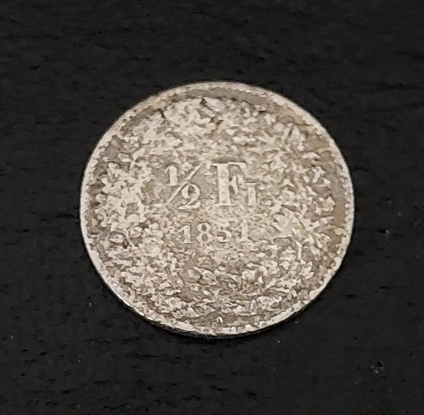 Toutes les monnaies: 1/2 Franken 1851! – D'occasion à Widen par 160184 1