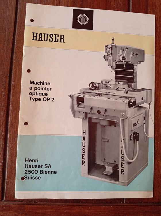 Hauser Machine à pointer type OP2 (D'occasion) à Perrefitte pour CHF 50 ...