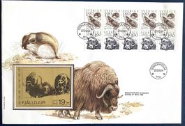 1984 Schweden FDC -aus MH / Fauna der Schwedischen Bergwelt