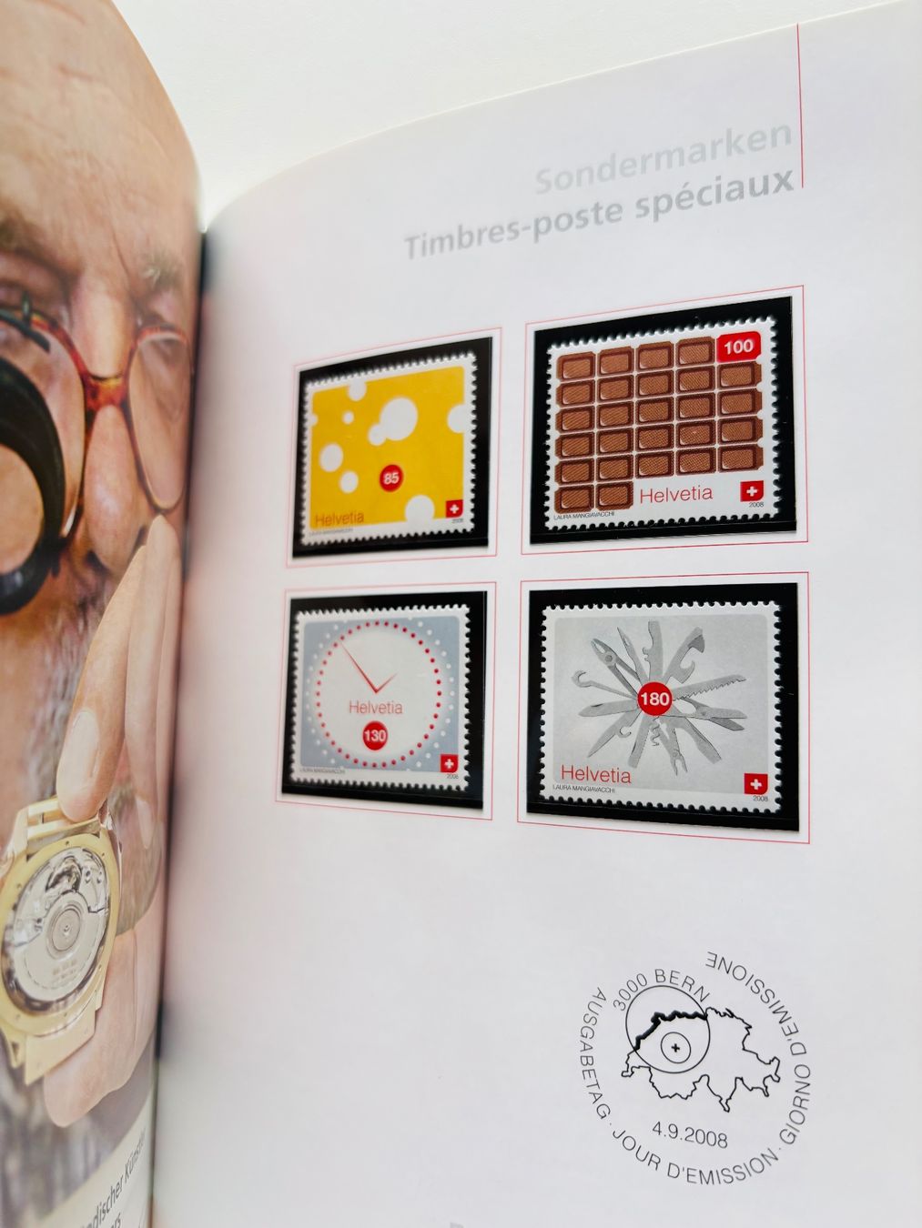Alle Briefmarken: 2008 Jahrbuch Schweizer Briefmarken postfrisch ** Kat. 160.- – Neu und originalverpackt aus Müswangen von buyin 5