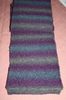 Schal Halstuch lang Farbverlauf violett blau grau NEU