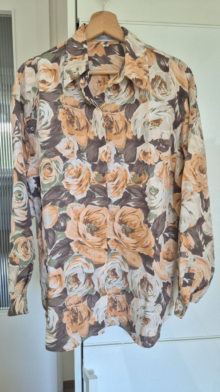 Camicette: Bluse Alberto Fabiani Seide Blumenmuster Grösse 36 – Usato da Winterthur venduto da ann_7lxx