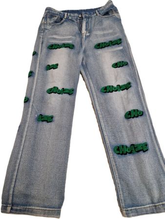 3 x Coole Jeans mit Applikationen Gr. 30