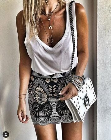 🤩MANGO BLEISTIFT ROCK GEMUSTERT NEUWERTIG & D&G P.