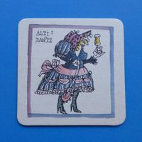 Alti Dante Bierdeckel Cardinal