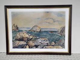 Aquarell Bertha Züricher " Süd - Frankreich "