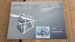 2012 FDC Maximumkarte Vollstempel Ganzsache Stanserhorn Bahn