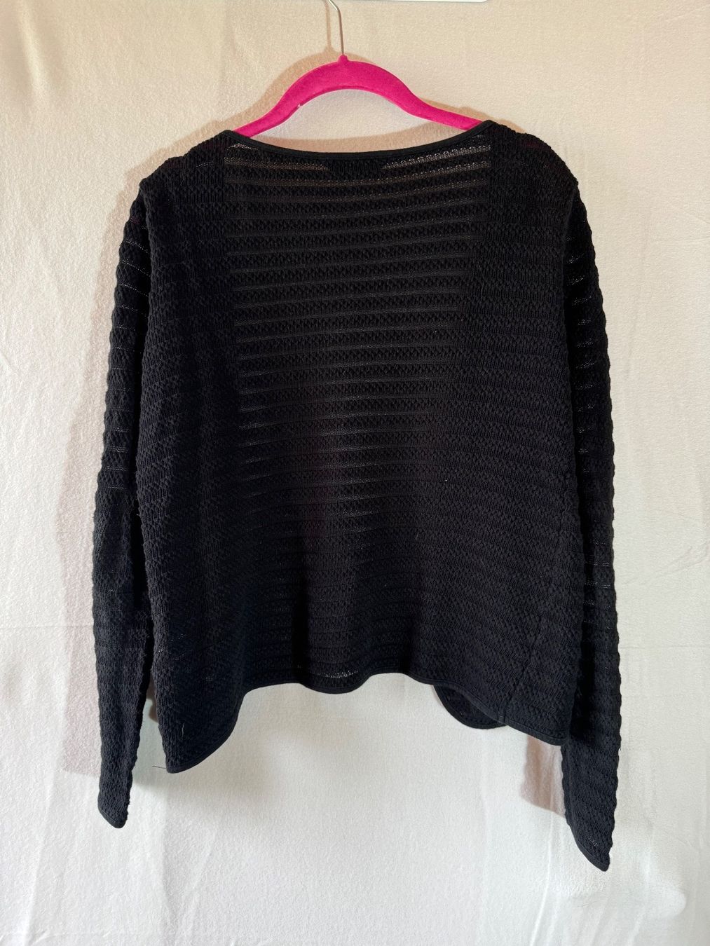 Only Jacken: Elegante schwarze Strickjacke vo Only Gr. – Gebraucht aus Grosswangen von second_hand_dress 6