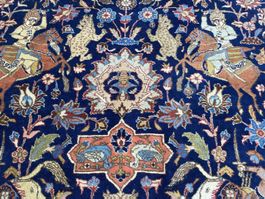 Antiker Grandioser sehr feiner rarer Perser Tabriz 272x361cm