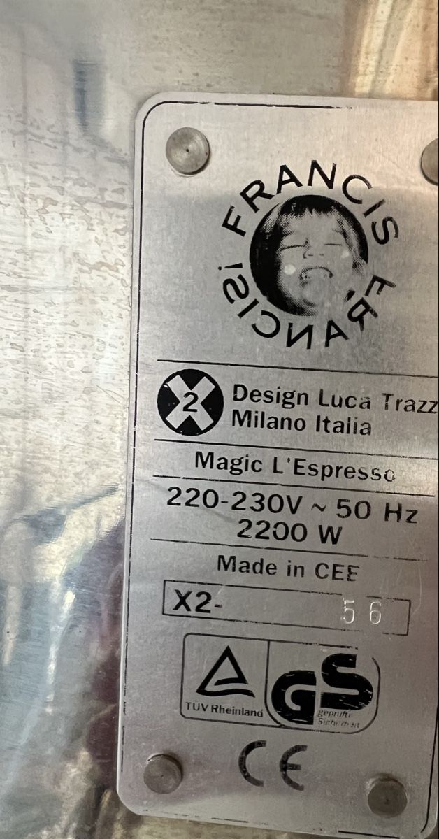 FrancisFrancis! Kaffeemaschinen & Espressomaschinen: Francis Francis X2 – Defekt aus Le Mont-Pèlerin von Saritsa73 2
