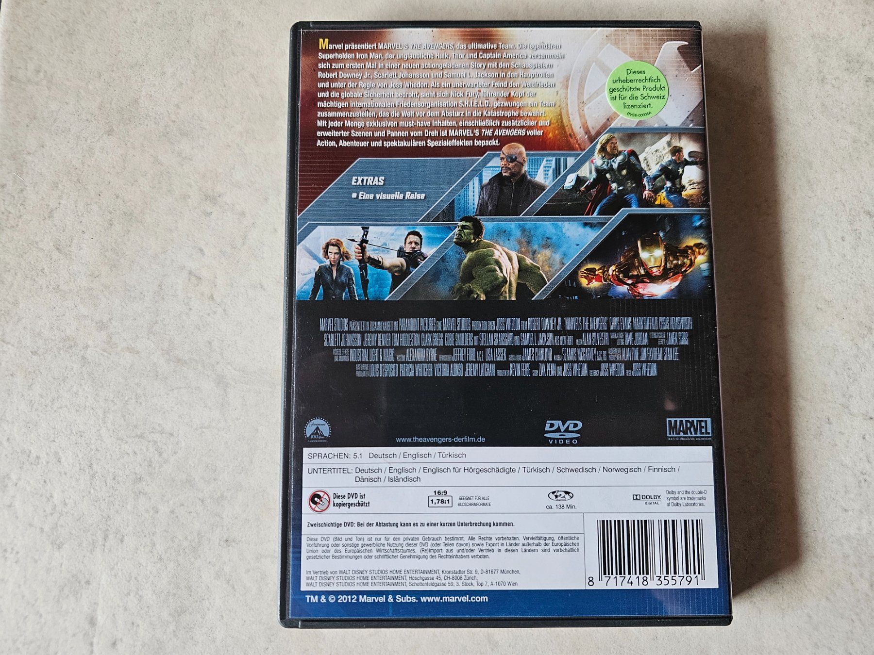 Tutti i DVDs: Avengers   (Marvel) – Usato da Schneisingen venduto da backstore24 1