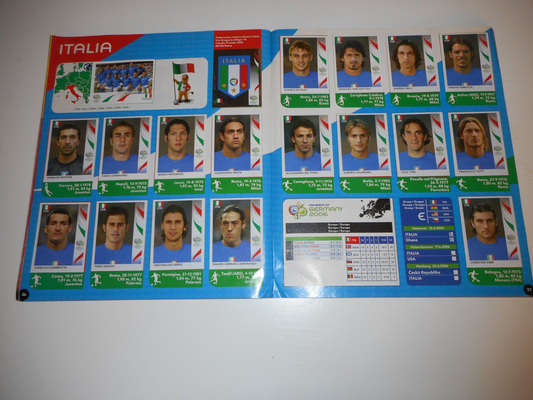Panini Alben: Panini WM Album Germany 2006 komplett NR. 2 mit Messi – Gebraucht aus Cham von Paniniworld 6