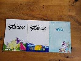 3er Set Diddl Blöcke A4 vintage Rarität Nr. 47, 55 und 120