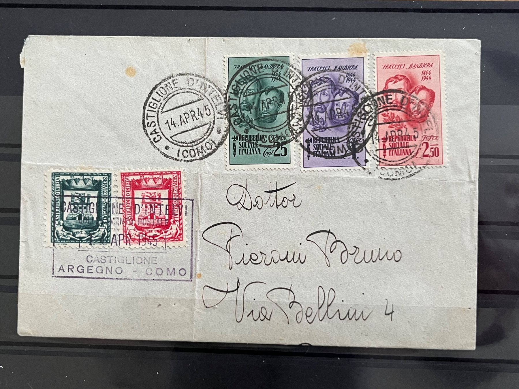 Tutti i francobolli: Brief Repubblica Sociale, 1945 – Usato da Romanshorn venduto da luxcollect