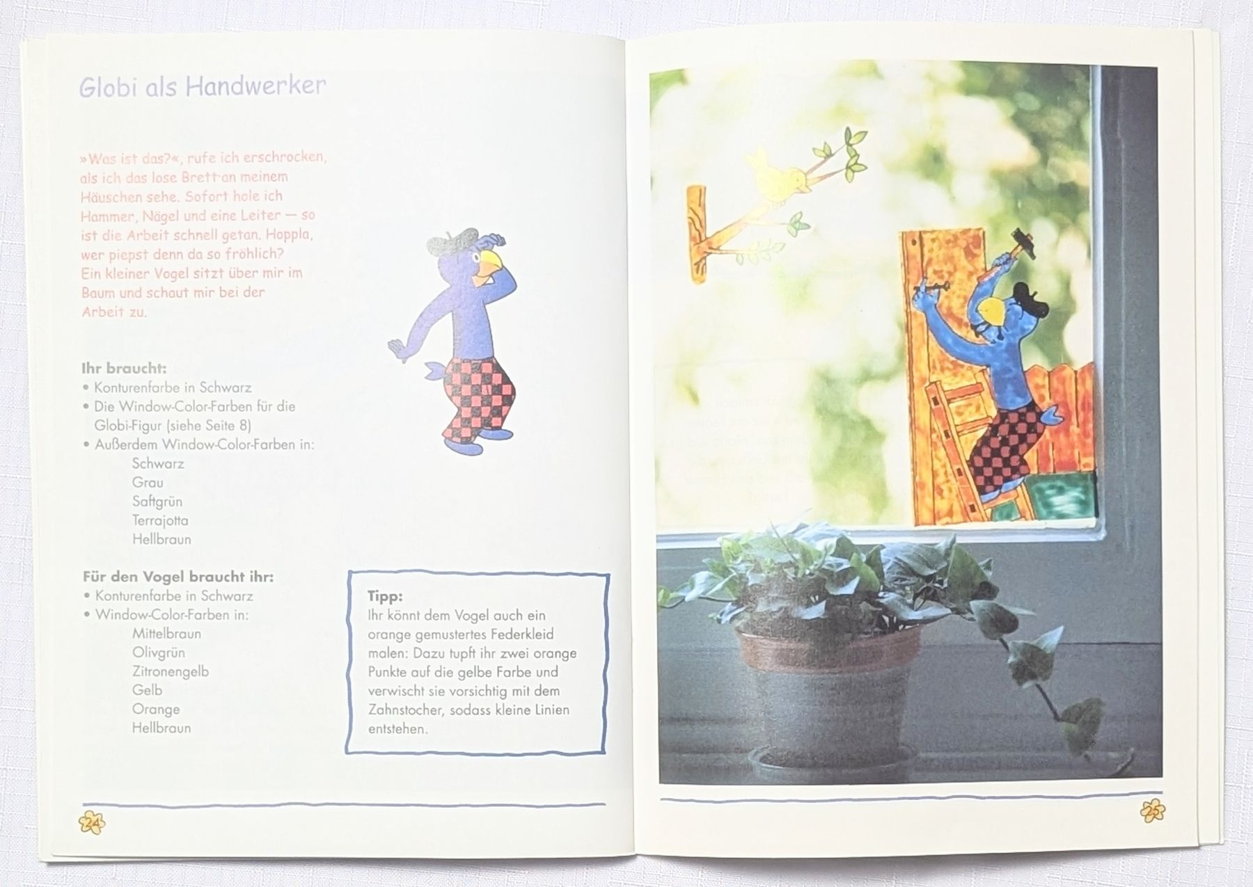 Libri: Globi Window Color Heft mit Globi-Motiven – Nuovo (secondo la descrizione) da Wängi venduto da ABIZONE-86 3