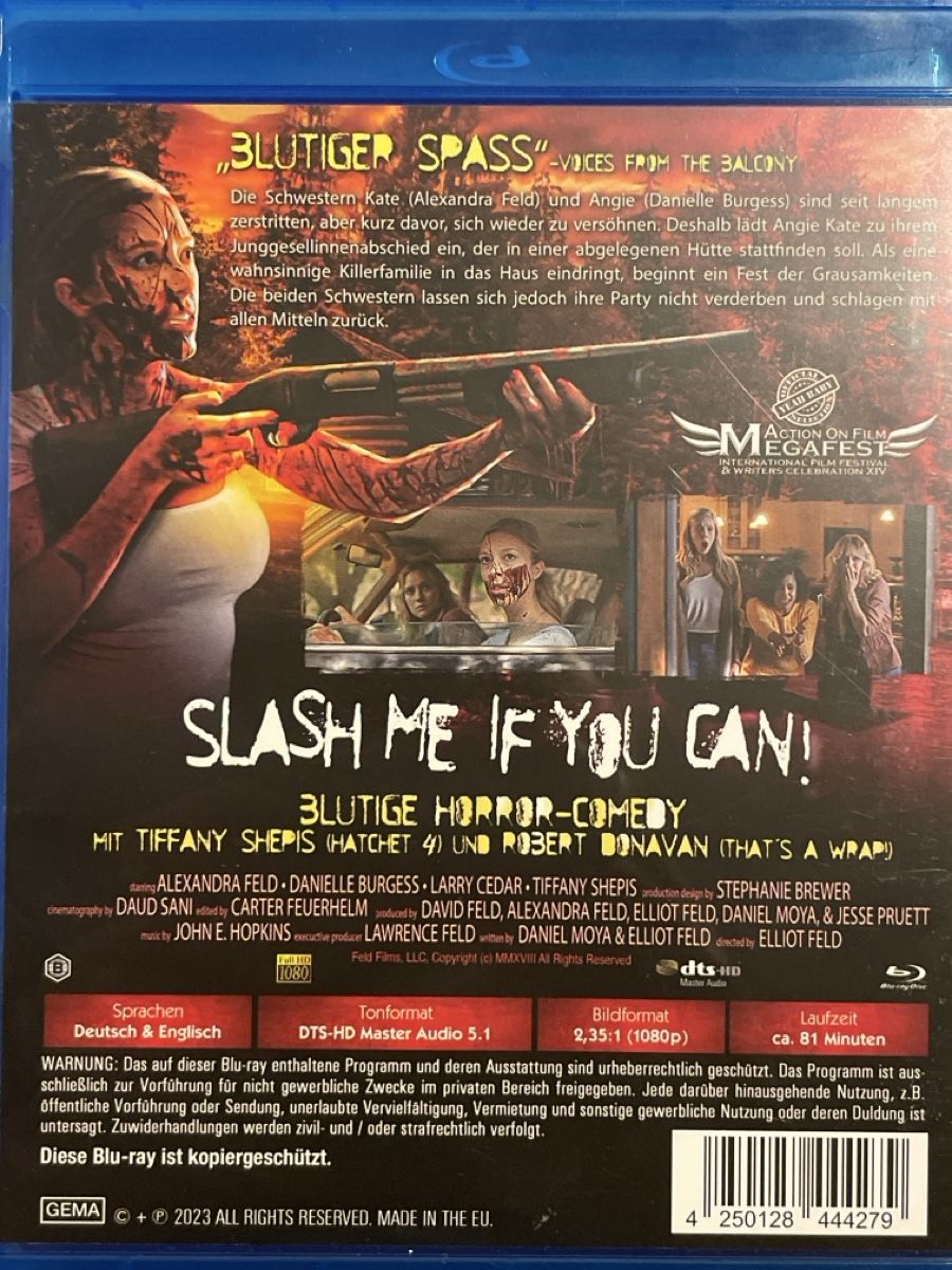 Alle DVDs: Slash me if you can (2008) – Neu (gemäss Beschreibung) aus Waldenburg von Gonzo8 1