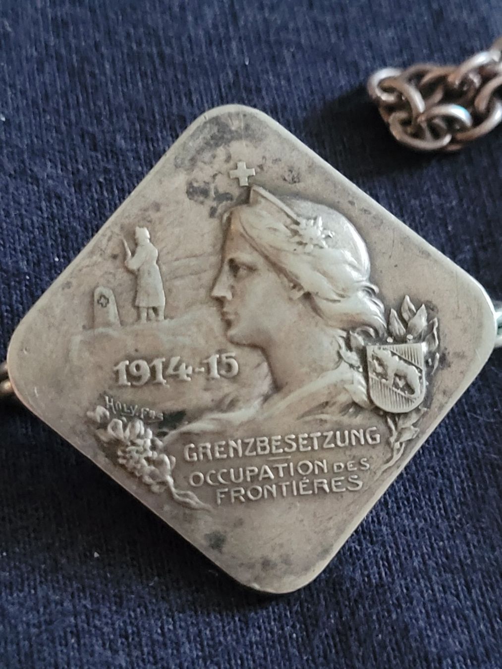 Medaglie: Abzeichen Schweiz, Weltkrieg, Antik – Usato da Kriens venduto da KTP 1