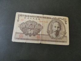 Vietnam, alter Geldschein Ho Chi Minh