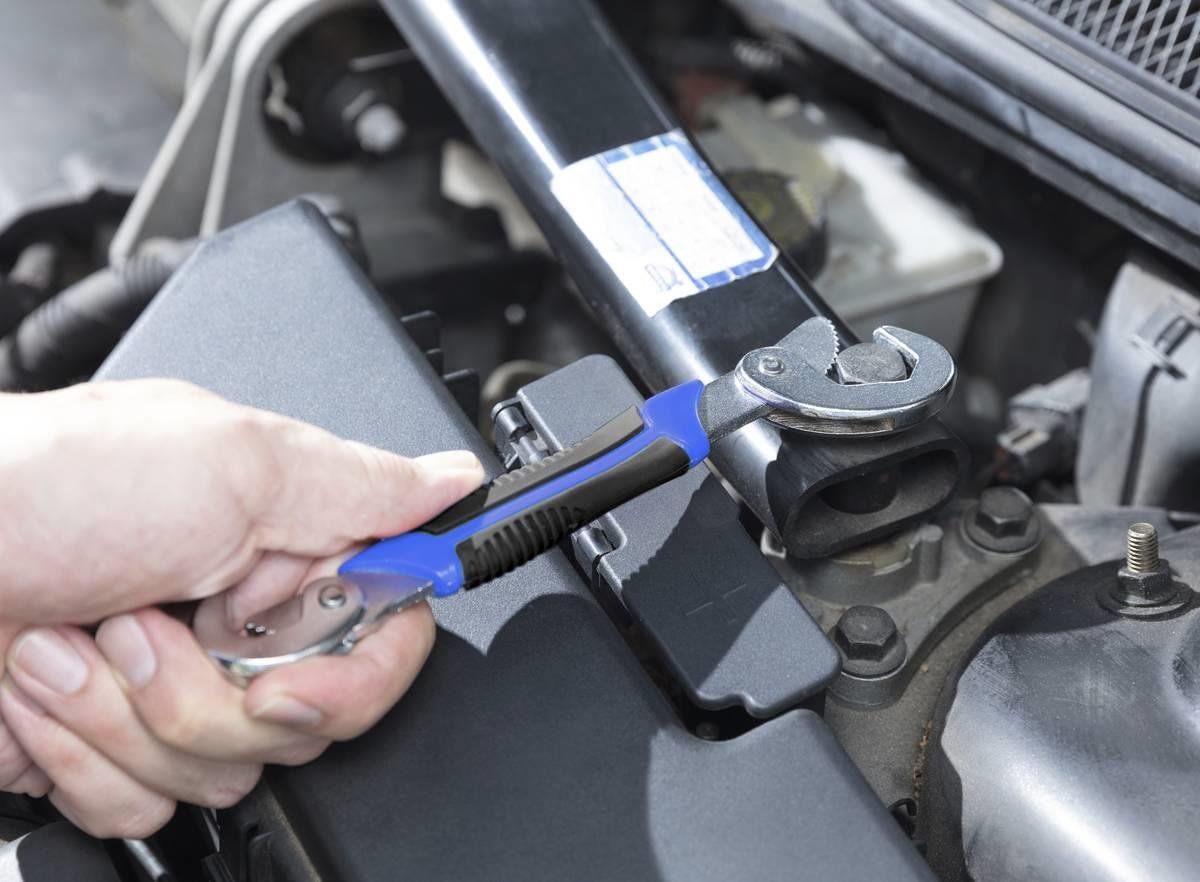 Westfalia Tutti gli attrezzi: Master Wrench Einmaulschlüssel 2-er Set ab Fr. 1.- – Nuovo e nell'imballaggio originale da Koppigen venduto da Bracher_Mail-House 1
