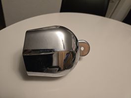Original Harley-Davidson Hupe mit Chrom Cover „Cowbell“