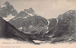 ALPIN: Sustenpass vom Meienreussthal, um 1900