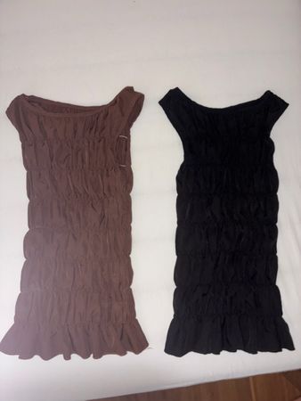 2x dehnbare Sommer Tops Grösse M