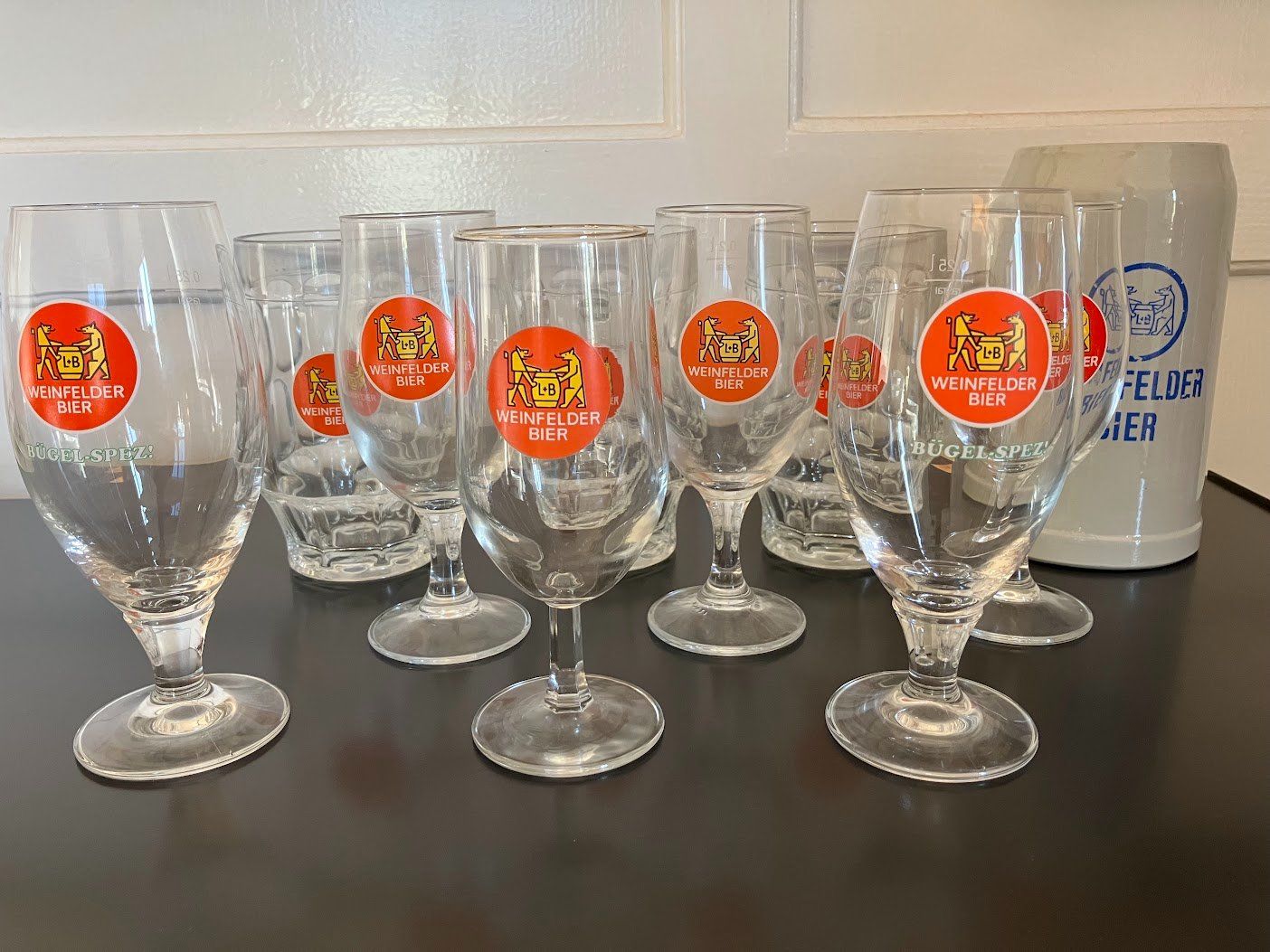 Gläser: Biergläser ehemalige Brauerei Weinfelden – Gebraucht aus Oppikon von unteroppikon