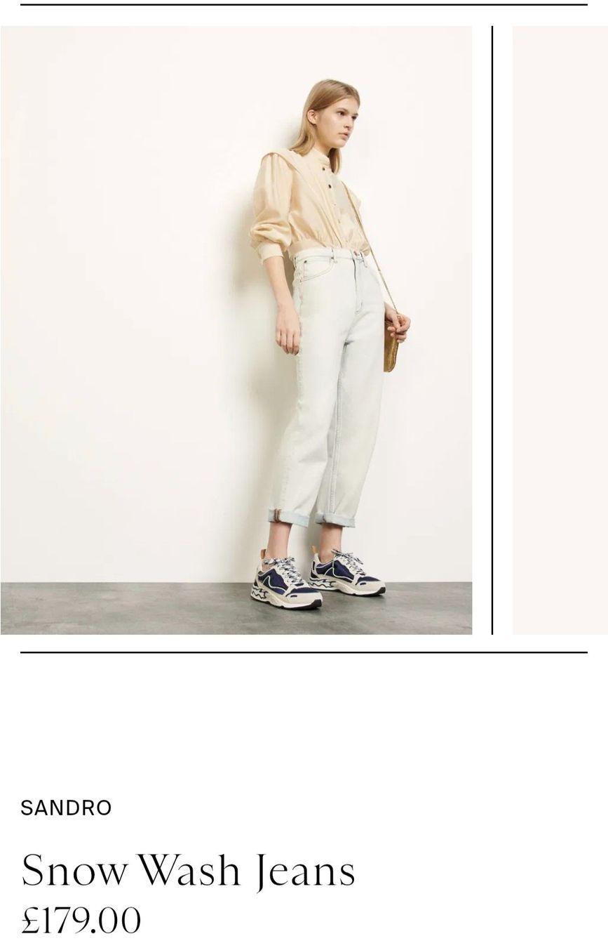 Sandro Jeans: Sandro Paris Jeans, wie neu – Usato da Davos Platz venduto da nicoletta06 6