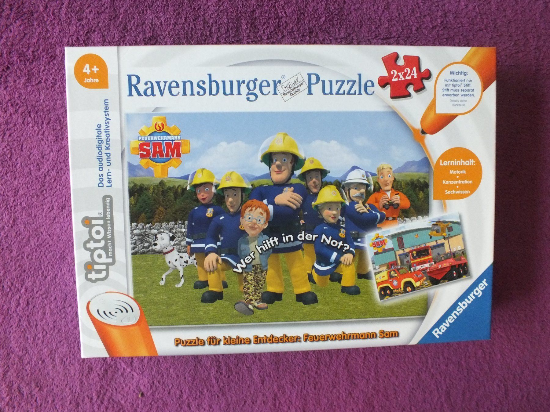 Tiptoi Puzzle: tiptoi Puzzle - Feuermann Sam (2x24) – Usato da Müllheim Dorf venduto da Seeeule01