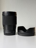 Sigma 16mm F1.4 DC DN Contemporary Sony E – Top Zustand