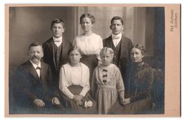 Fotografie Ad. Schnetz, Solothurn, Famil
