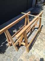 Robuste Holzböcke 2 Stk. für Werkstatt & Garten 🛠️ 