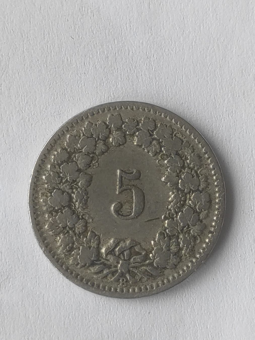 Tutti le monete: 5 Rappen Helvetica 1901 – Usato da Zürich venduto da Hamaster 1