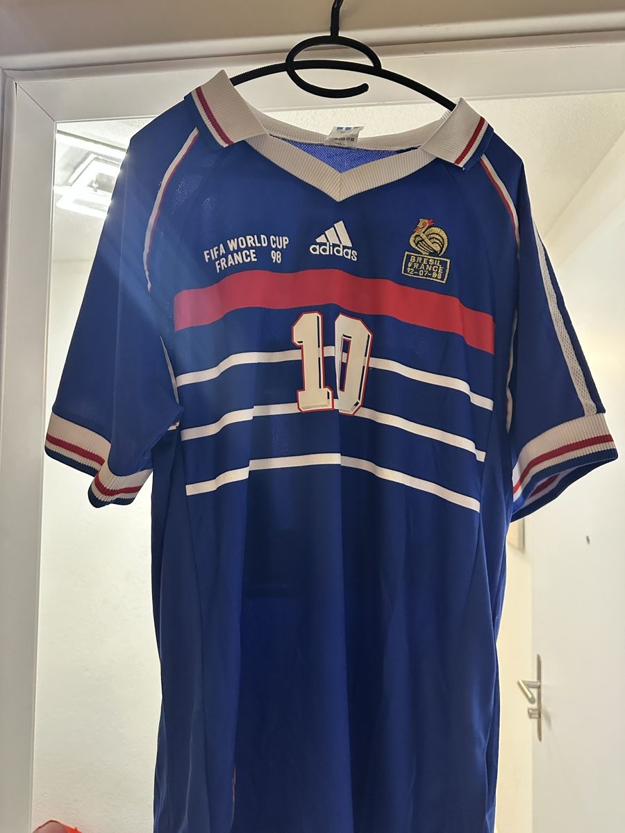Adidas Canottiere & Pantaloni: Maillot 1998 Zidane XL – Nuovo e nell'imballaggio originale da Grancy venduto da arn_lmj6