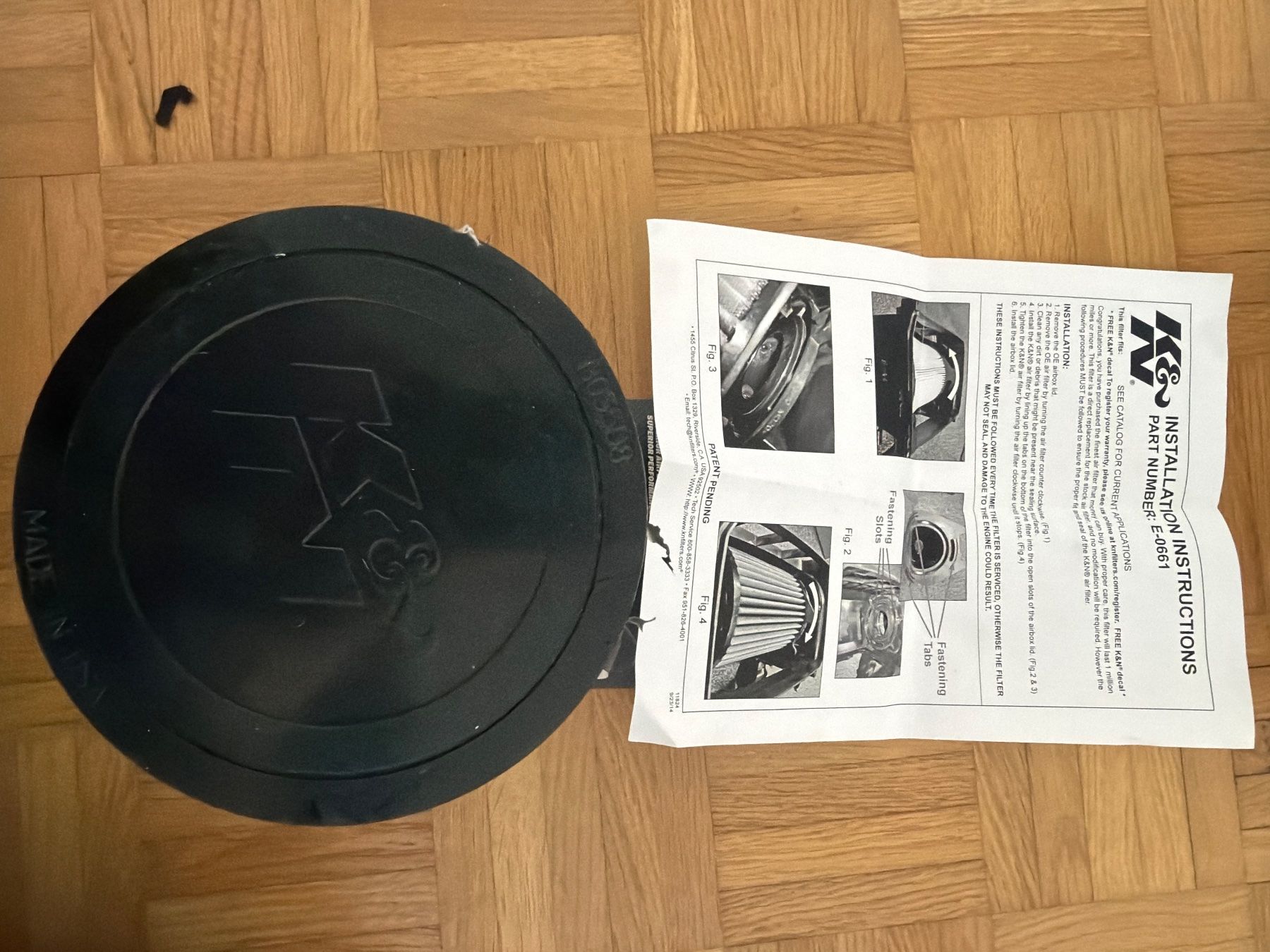 Ventilazione: K&N Luftfilter E-0661 – Nuovo e nell'imballaggio originale da Basel venduto da Corrado71 2