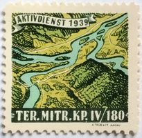 Soldatenmarke 2.WK, Ter Mitrailleur Kp IV/180, Wi Ter 363