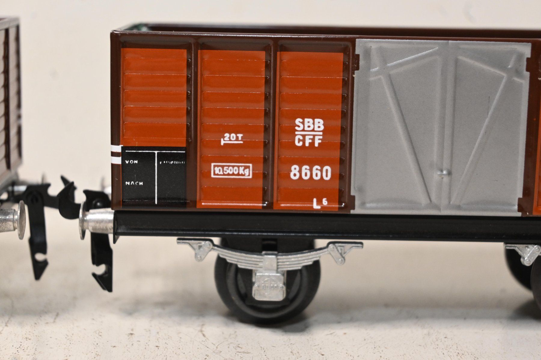 Roco Modellini di ferrovie: Roco SBB 8660 Güterwagen Spur 0 – Usato da Laupen ZH venduto da Zmoewe 3