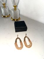 Elegante Ohrringe, neu, mit Schmuckschatulle, Goldlook