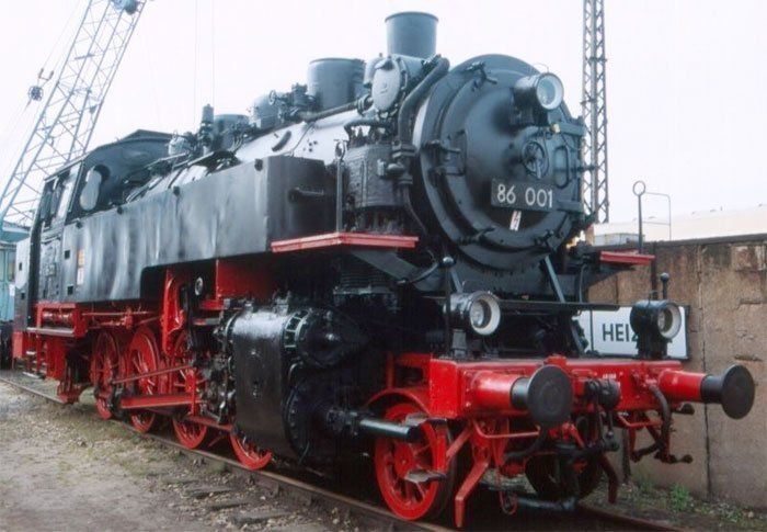 Fleischmann Modellini di ferrovie: Fleischmann - 4-teiliger Dampfzug der DRG, BR 86 mit DSS – Nuovo e nell'imballaggio originale da Rotkreuz venduto da MOBAHN-1zu87 9