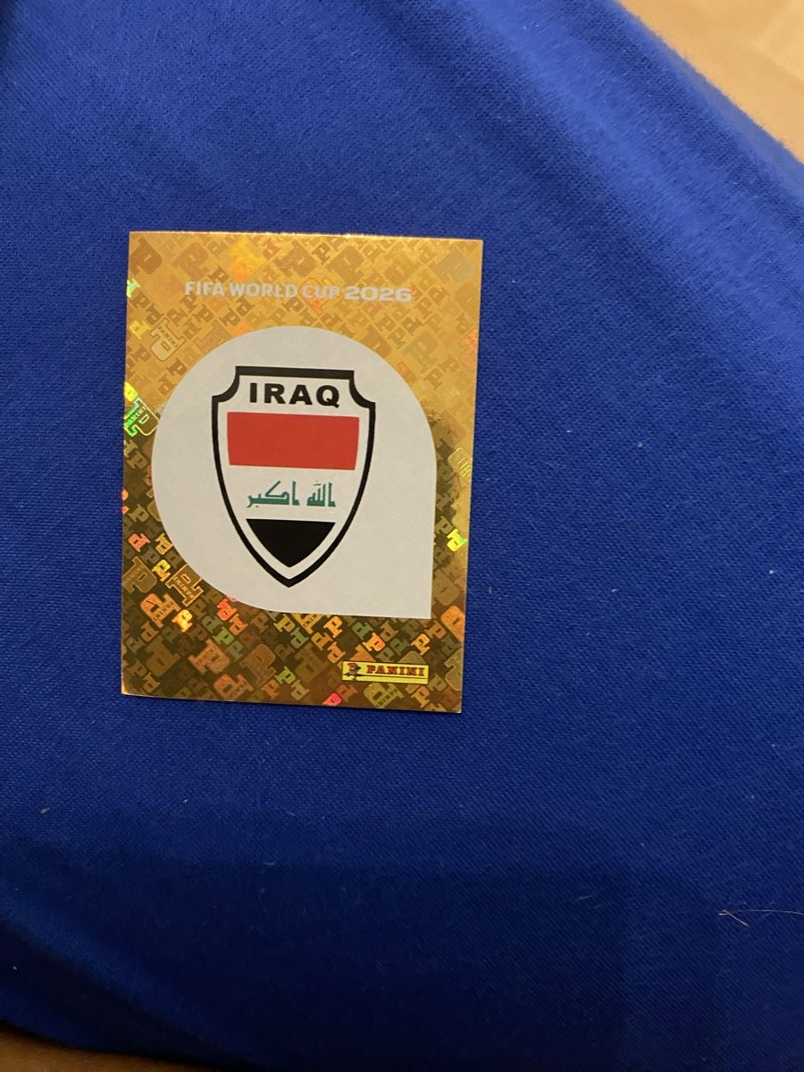 Panini Carte collezionabili: Iraq wm panini bild gold – Nuovo (secondo la descrizione) da Amriswil venduto da samettigerli
