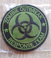 Neu Patch Zombie Outbreak Grün mit Klett