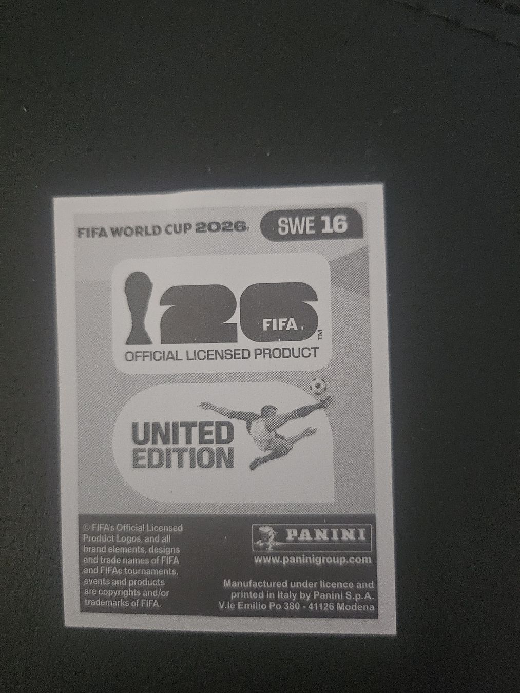 Panini Carte collezionabili: panini SWE 16 – Nuovo (secondo la descrizione) da Croy venduto da sylvie1350 1
