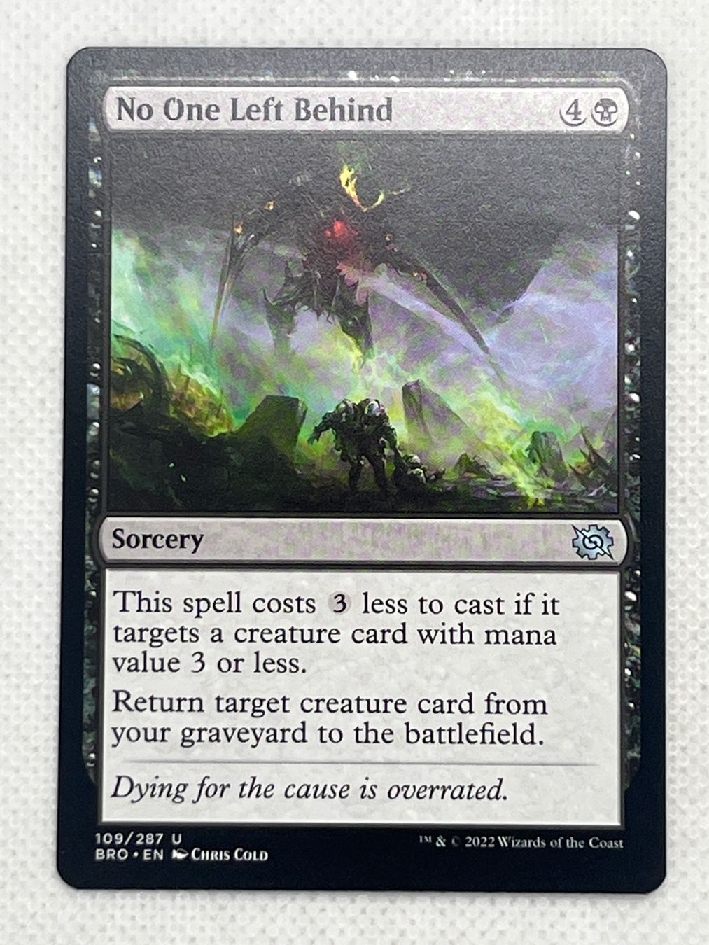 Magic The Gathering Carte collezionabili: MTG No One Left Behind BRO 109 Englisch Uncommon – Usato da Hinterkappelen venduto da Kim1992