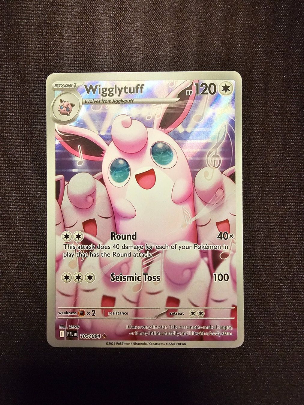 Pokémon Sammelbilder & Trading cards: Wigglytuff EN 105/094 – Gebraucht aus Lufingen von Argannon