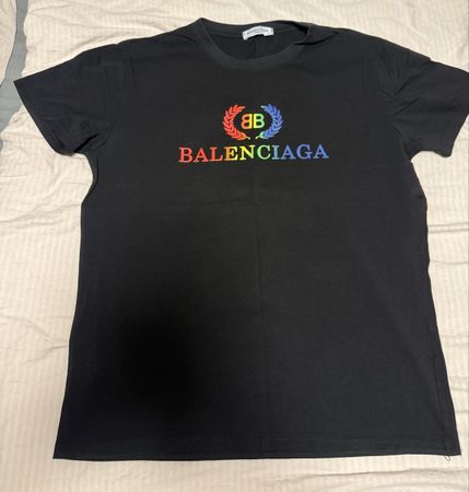 BALENCIAGA T-SHIRT SCHWARZ, GRÖSSE L