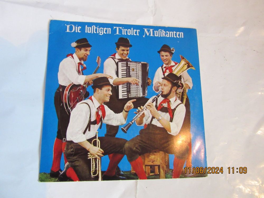 Dischi in vinile: Vinyl-Single Die lustigen Tiroler Musikanten – Usato da Rorbas venduto da julma1
