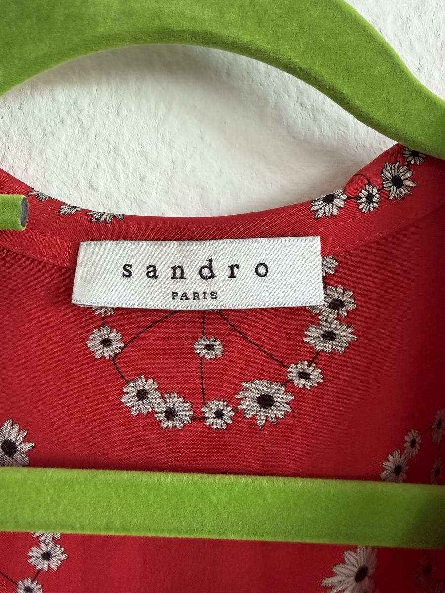 Sandro Vestiti: Robe en soie Sandro, taille 2 – Usato da Cressier FR venduto da Kvito4ka 6