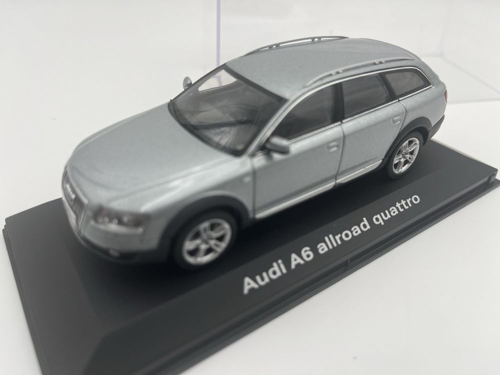 Audi A6 Allroad Autoart 1/43 Gris Lave - Miniature De Collection